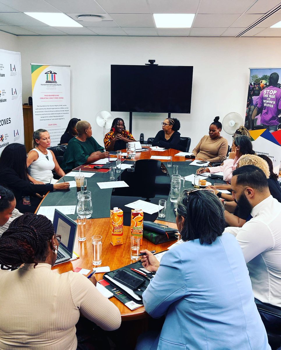 FHRRights's tweet photo. Happening now! The FHR has convened over 20 CSOs working in various sectors of Human Rights issues and ending GBV in the country.
#Masibambisane #Unite #EndGBV #Senzeni https://t.co/UIxVTJlDeN