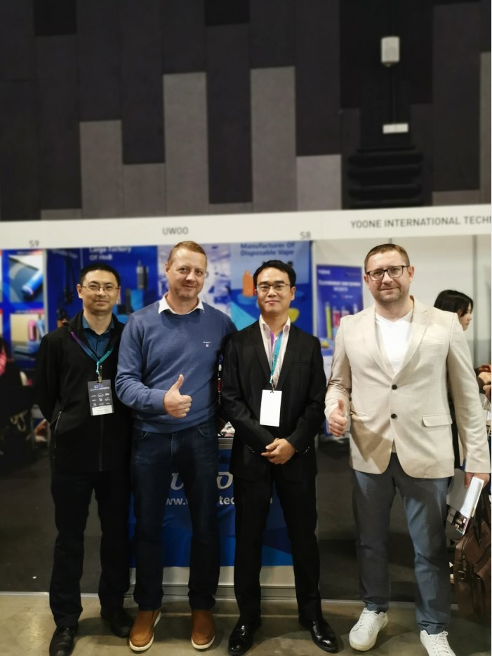 uwootech's tweet photo. The Russian Moscow exhibition has come to an end, and we are waiting for you in Italy and Malaysia at the next stop! #UWOO #VAPE #HNB #exhibition https://t.co/TGcgSDAC7R