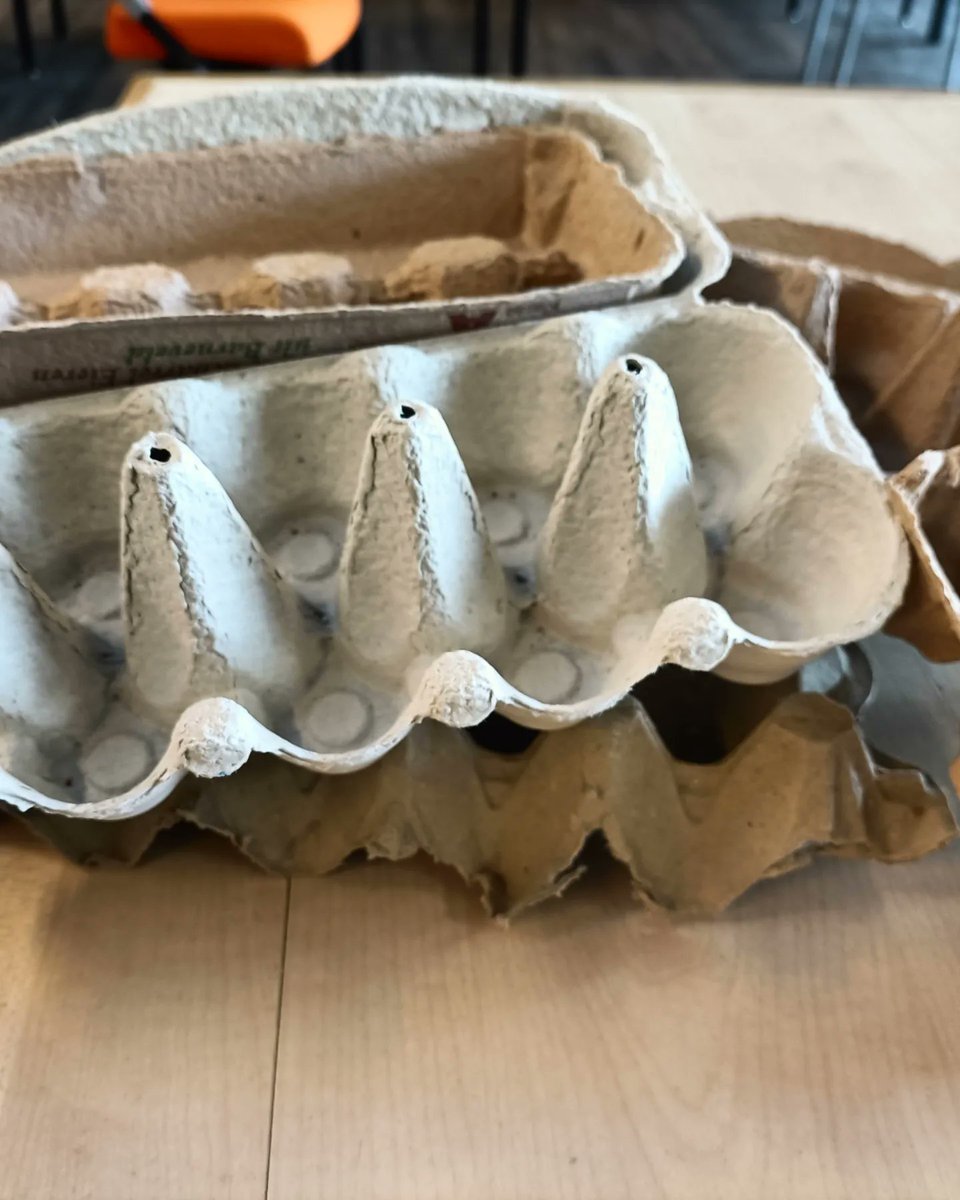 HHiphuis's tweet photo. Van eierdoos naar kunstwerk aan de muur! 🫶#Deventer #recycle #hergebruik #hethiphuis #nbec #eierdoos #creatief #kosteloos #hetkanaltijdnogindeprullenbak https://t.co/AQcdYxgFdA