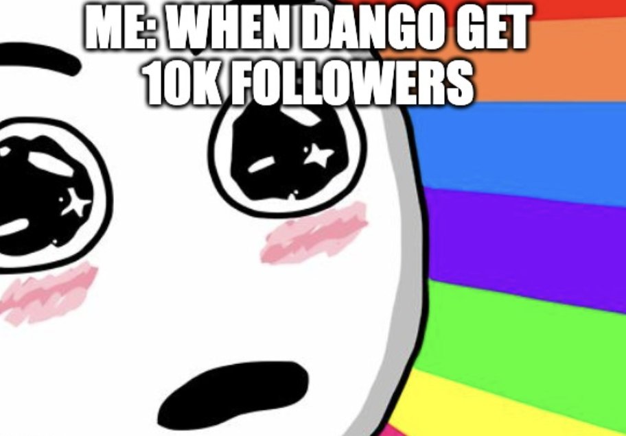 WOW DANGO GOT MORE THAN 10K FOLLOWERS NOW!!!! 🍡

Let's keep #BUIDL !!! 🍡
🌊 Follow our @Dango_Sui 
🌊 Like+RT+ Tag 3 Friends
🌊 Join Dango discord DM Admin Sui address: discord.com/invite/S4RhbRP…

Lucky Draw 100 #Dango to win #DangoNFT 🍡