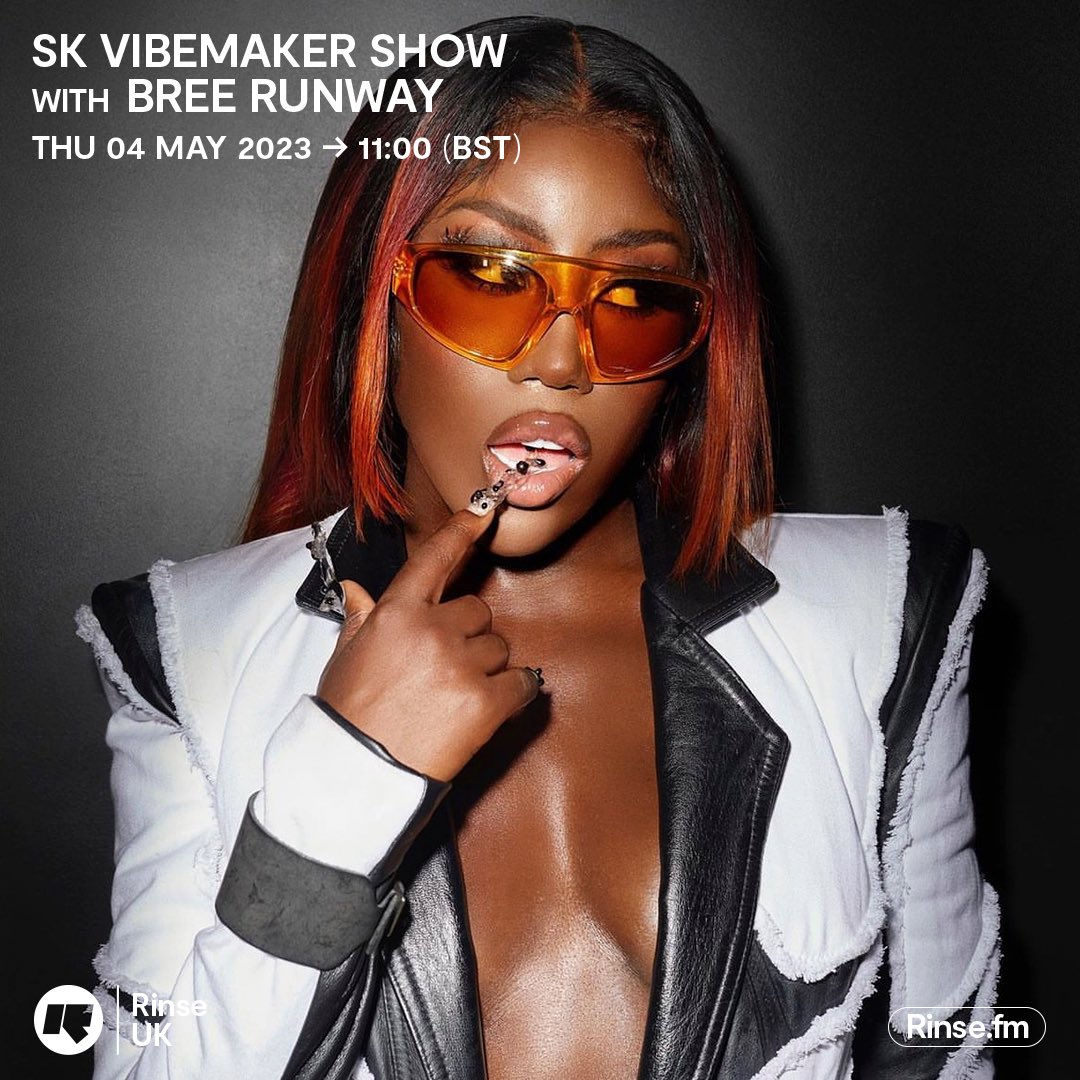 SKVibemaker's tweet photo. We Live >
 
@RinseFM > 11am-1pm (GMT)
 
Interview w/ @BreeRunway
  
@ChanceTheRapper Spotlight
 
@JMEBBK mix
 
Music
@nines1ace
@Strandz93
@SHENYENG
@OfficialChip
@lolabrooke71
@pmoney
@heyamine
@KeeyaKeys
@Fanatixonline
 
Tune in: 106.8fm (LDN) | https://t.co/N62euP6Qd1 https://t.co/I2V6KYO9uu