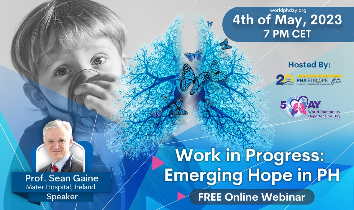 EuropePHA's tweet photo. 🟪We are excited to announce that this year's webinar is titled "Work in Progress: Emerging Hope in PH." Join us for an informative and insightful discussion about the latest developments in pulmonary hypertension. 

#WPHD #pulmonaryhypertension #StillPHighting #InhaleHope https://t.co/2dcEvJ5Tsl