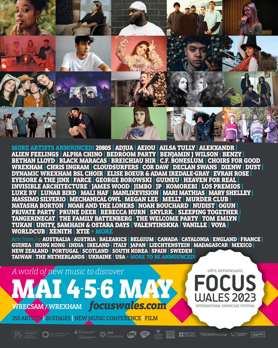 Tomorrow I’ll be playing Focus Wales Festival at The Royal Oak in Wrexham 🌞

Stage time is 7:50pm, looking forward to see you all, JW XX

📸 Pete Ray