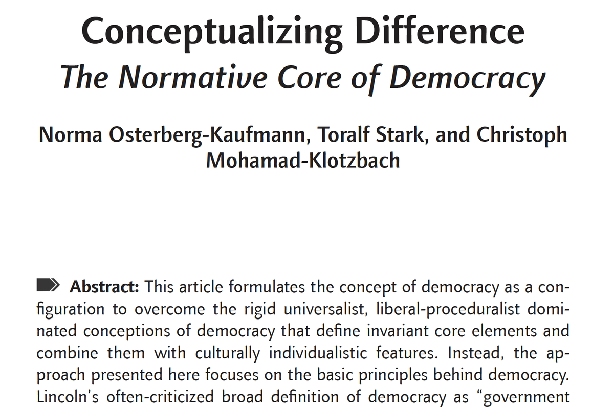 Just published: <a href="/ToralfStark/">T.Stark</a>, @ChristophMoham1 and I formulated a concept of democracy applicable worldwide as part of a Special Issue: berghahnjournals.com/view/journals/… <a href="/berggruenInst/">Berggruen Institute</a>