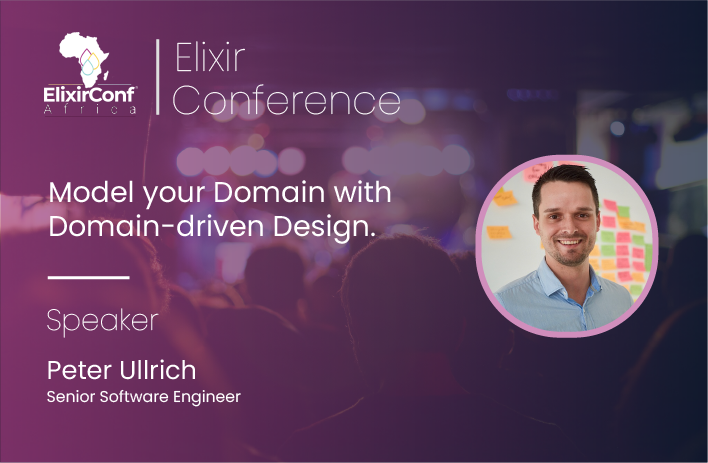 ElixirConfAfric's tweet photo. Exciting news! We're thrilled to have the brilliant @PJUllrich speaking at our #ElixirConference on May 26-27 about "Model your Domain with Domain Driven Design". You don't want to miss this opportunity to learn from a true expert. RSVP now: https://t.co/obRNdYeZNH https://t.co/IfZHz8TvCu