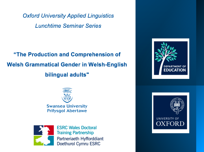 Thank you <a href="/OxfordDeptofEd/">Department of Education, University of Oxford</a> and <a href="/JoSchulzLingu/">Johannes Schulz</a> for kindly inviting me to give a talk about my PhD research as part of the Applied Linguistics Seminar Series earlier this week. Great comments and feedback, ready to take forward into my thesis write up! <a href="/Swansea_AppLing/">SU Applied Linguistics</a> @WalesDTP