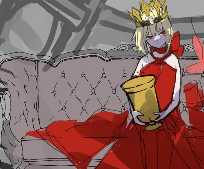 ドラコーちゃんフリート。途中放棄しちゃいそうで作画コスト高い絵描くの勇気がいるんだけど今は描きたい気分なんだ… 