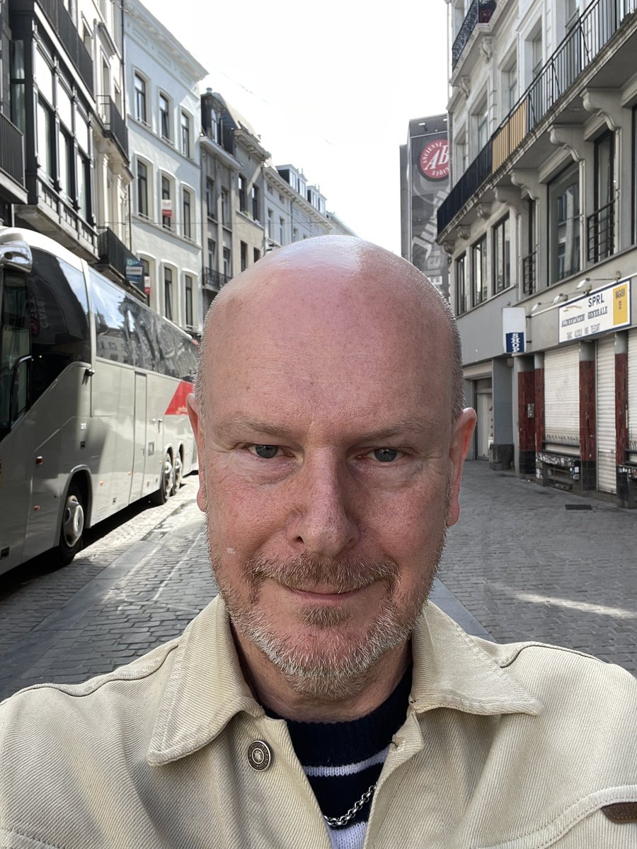 philipselway's tweet photo. In Brussels for @ABconcerts show this evening. #tourbushome. Looking forward to seeing @johnjpresley who’s playing too. Also part of a panel discussing ‘Touring and Mental Health’ with @TamsinEmbleton at AB Club at 12.30pm today. Hope to see you there! Px https://t.co/mDS2YwBGma