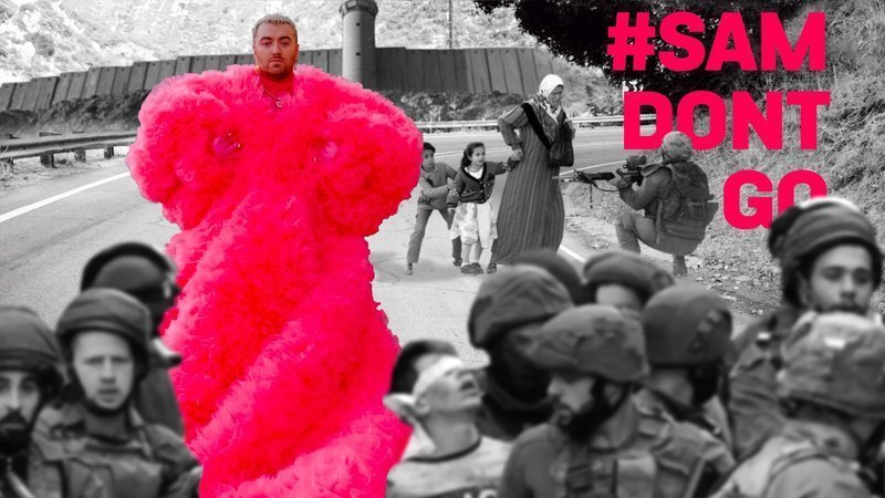 PACBI's tweet photo. 11000+ are calling on @samsmith to cancel their gig in apartheid Israel and stand in solidarity with Palestinian queers and all Palestinians fighting for their human rights and dignity.
#SamDontGo
Add your name: https://t.co/5TELjIZpAb https://t.co/MyZU0FJgRy