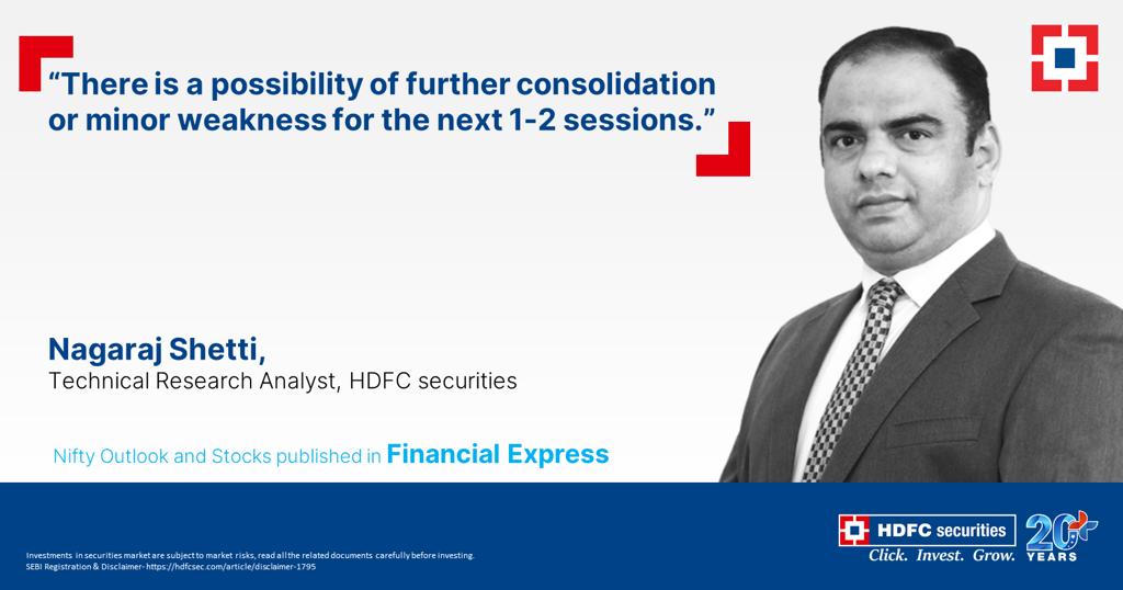 hdfcsec's tweet photo. The short-term trend of the Nifty seems to have cooled off after a decent upside movement. - Nagaraj Shetti
Read more - https://t.co/zdadgCB4Eg
#IndianStockMarket #MarketUpdate #HSLResearch #Stocks https://t.co/GqKJlHb1el