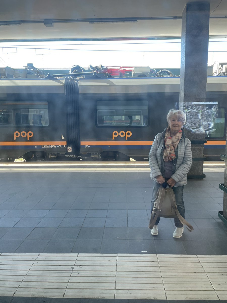 lilaliuzvert's tweet photo. Comunque mia nonna che si fa 20 minuti di strada per vedermi 5 minuti in stazione per il cambio è la dose di serotonina di cui ho bisogno https://t.co/CFHWEnL8XU