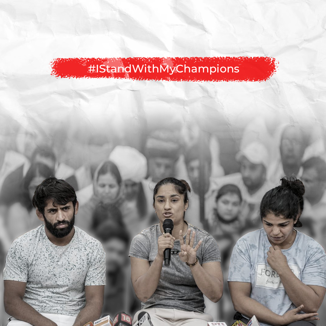 Websoc_AI's tweet photo. It hurts to see these Indian medalists on the Jantar Mantar streets. They worked hard to represent India internationally, they should deserve justice and respect, not this. #IStandWithMyChampions #WrestlersProtest #WrestlersProtestAtJantarMantar https://t.co/uf3NsZeJxV