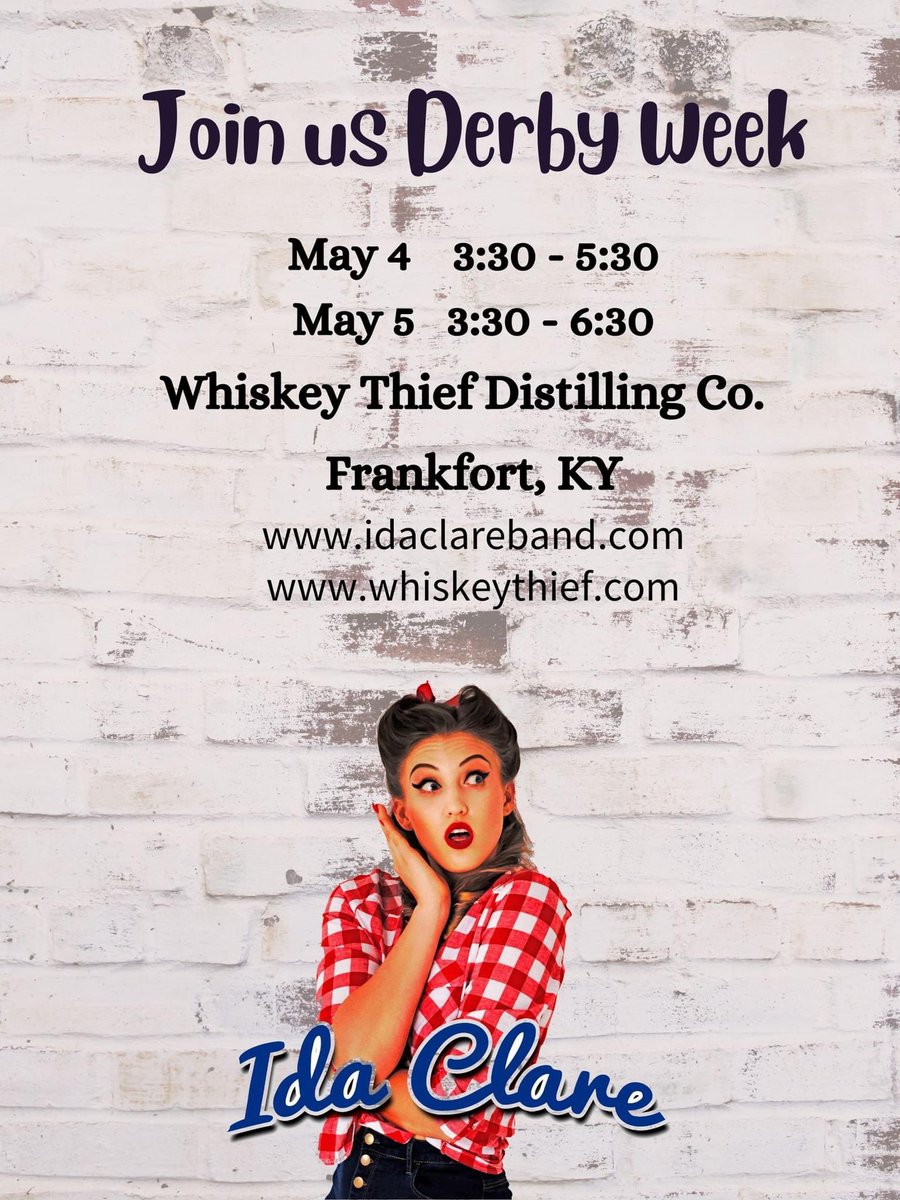 Come check out our live music today and tomorrow! 🎶🥃

#thurby #oaks #KentuckyDerby #whiskeythiefdistillingco #whiskeythief #whiskey #bourbon #bourbontrail #kentuckybourbontrail #kentucky #singlebarrelbourbon #singlebarrel #craftbourbon #craftdistillery