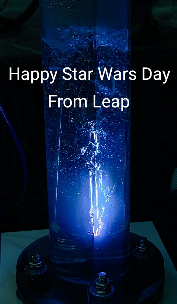 May the force be with you ⚡ #MayThe4thBeWithYou #StarWarsDay #plasma #leap
