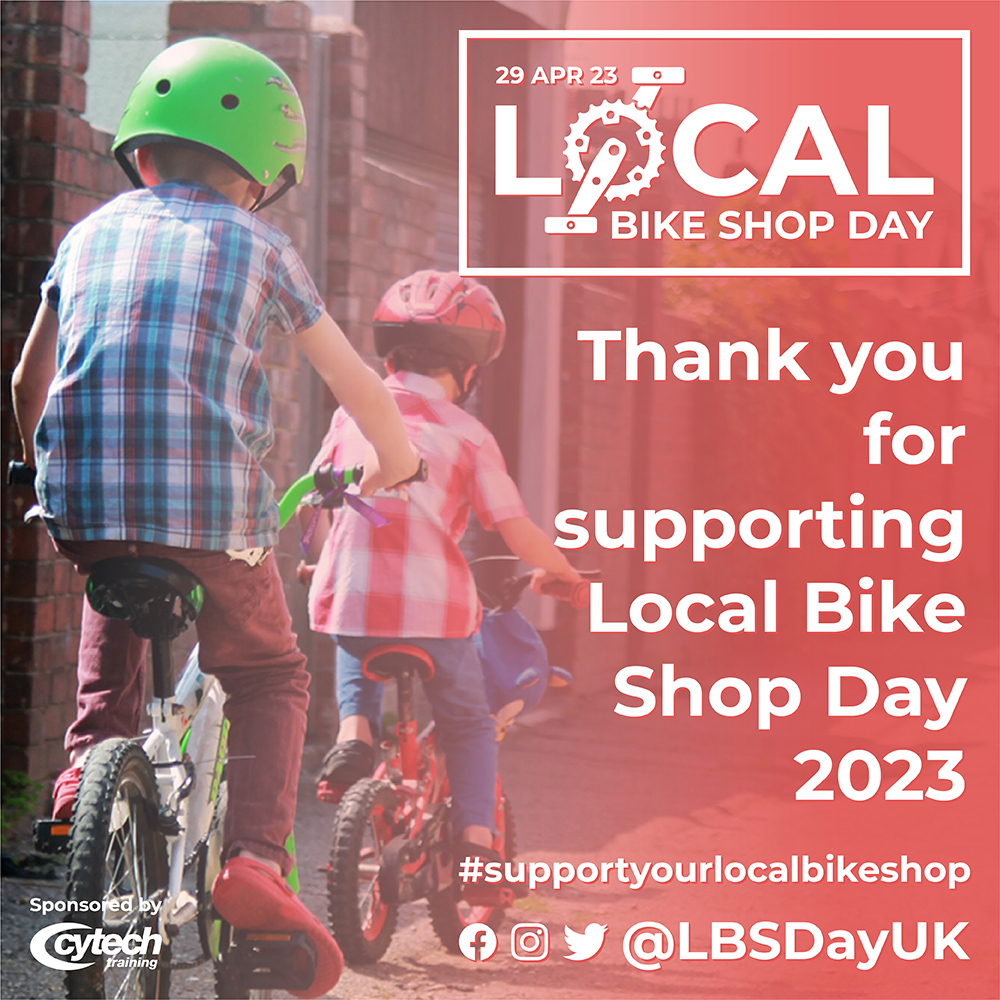 A huge thank you to all the bike businesses, shoppers, cycling organisations, brands and our partners at @cytech_training who got behind this year's campaign! Stay tuned for updates from us and @theACT_UK about plans for Local Bike Shop Day 2024. #supportyourlocalbikeshop