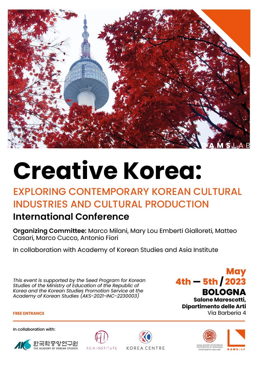 MarcoMilani05's tweet photo. Our Cretive Korea International Conference just started with the first panel! If you happen to be in Bologna… https://t.co/nGcA1N0kFw