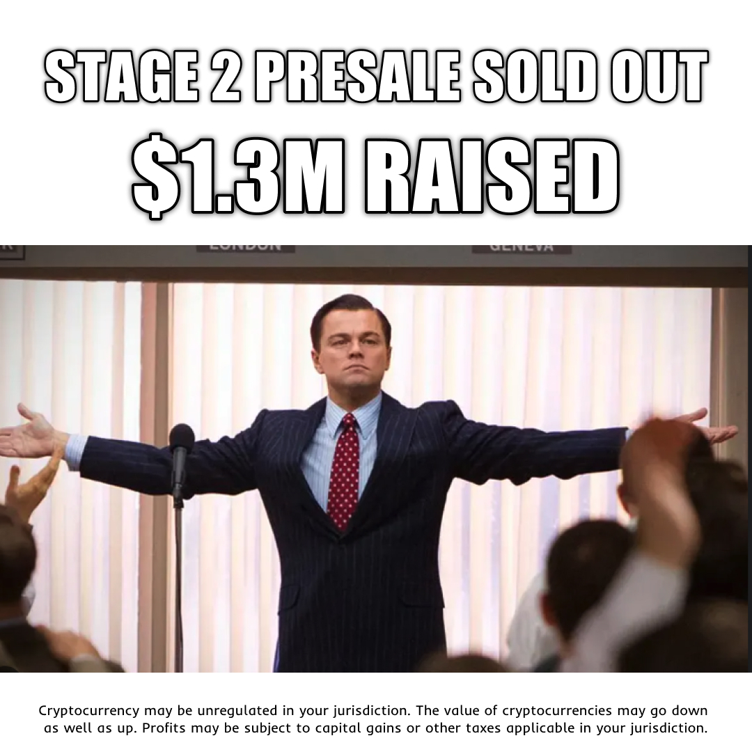 Exciting news #AiDogeArmy!🔥

Stage 2 of our #Presale has sold out raising over $1.3M! 🚀

Thank you to all our supports and future #Meme creators! 🕶️

Hurry and get your $AI before the next price increase 👀

👉 bit.ly/AiDogePresale

#Memecoing #CryptoCommunity #Altcoin