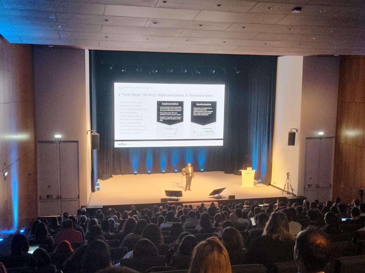 An exciting new strategic plan for the future of <a href="/NovaSBE/">NovaSBE</a> by the new Dean <a href="/pedromoliveira/">pedro oliveira</a>. Very ambitious and focused. #welldone #novasbe