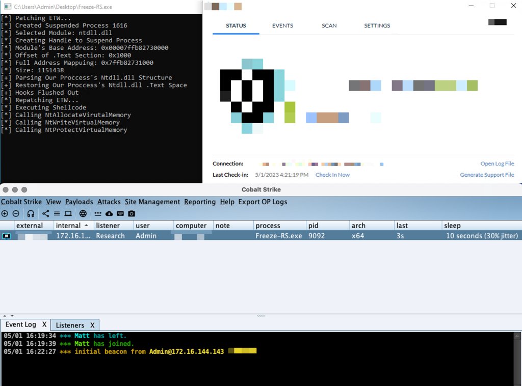 hack_git's tweet photo. https://t.co/V6H3kzb1Cs

A payload toolkit for bypassing EDRs using suspended processes, direct syscalls written in RUST.

https://t.co/FBYgeh75qK

#infosec #pentesting #redteam
https://t.co/7ywGpR10sZ https://t.co/XGZeXXQjiL