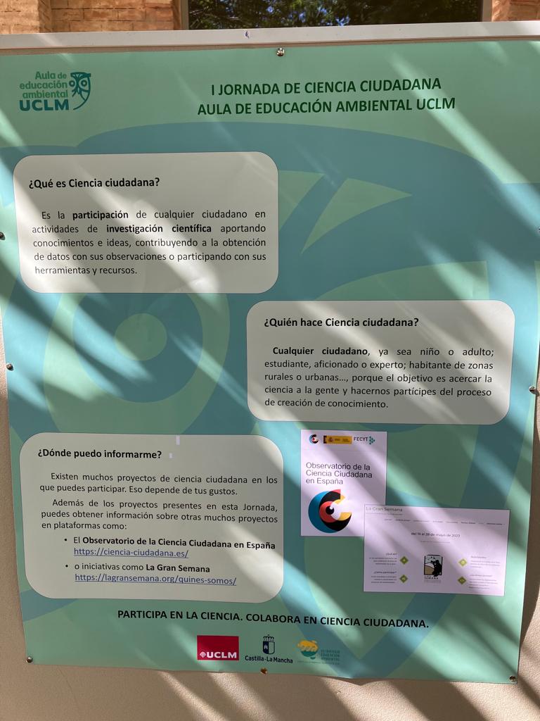 ¡Todo preparado en la <a href="/uclm_es/">Universidad de Castilla-La Mancha</a>! ¡os esperamos! 😊
#CienciaCiudadana #redesverdes #tejeturedverde #sareberdeak #ActivateEnLaUniversidad
<a href="/AsociacionALANA/">ALANA</a> <a href="/UAM_Madrid/">UAM Autónoma Madrid</a> <a href="/urjc/">URJC</a> <a href="/unicomplutense/">Complutense</a> <a href="/BibliotecaUCLM/">Biblioteca UCLM</a> <a href="/AulaEduAmbUCLM/">Aula de Educación Ambiental UCLM</a> <a href="/DSostenibleCLM/">Desarrollo Sostenible CLM</a> <a href="/gobjccm/">Gobierno de Castilla-La Mancha</a>