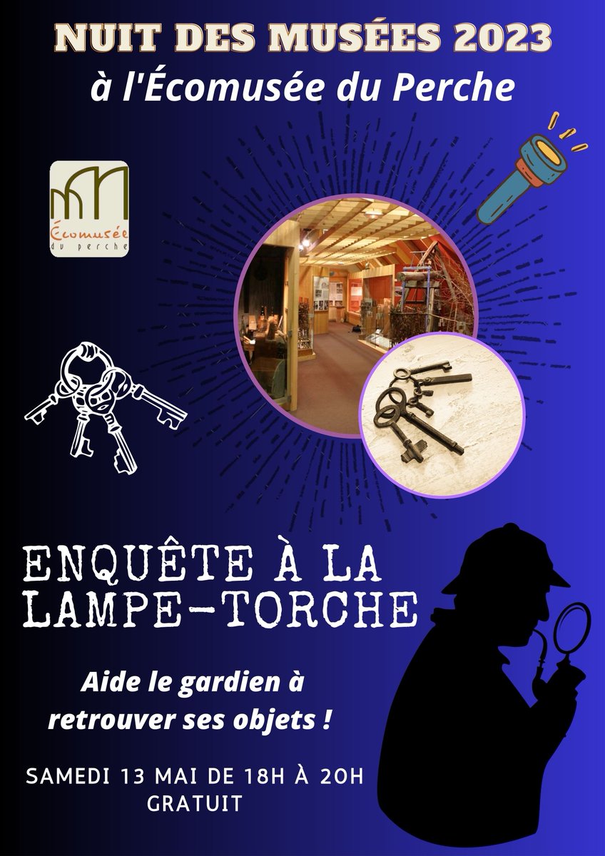 EcomuseduPerche's tweet photo. Les prochaines animations à l'Écomusée du Perche !
#NuitDesMusees #cinema #guerredesboutons #gardien #detective #campagne #Orne #lePerche #Perche #Normandie #Mamers #SaintCyrlaRosiere #ecomusee #musée https://t.co/jYX4S4lDPH