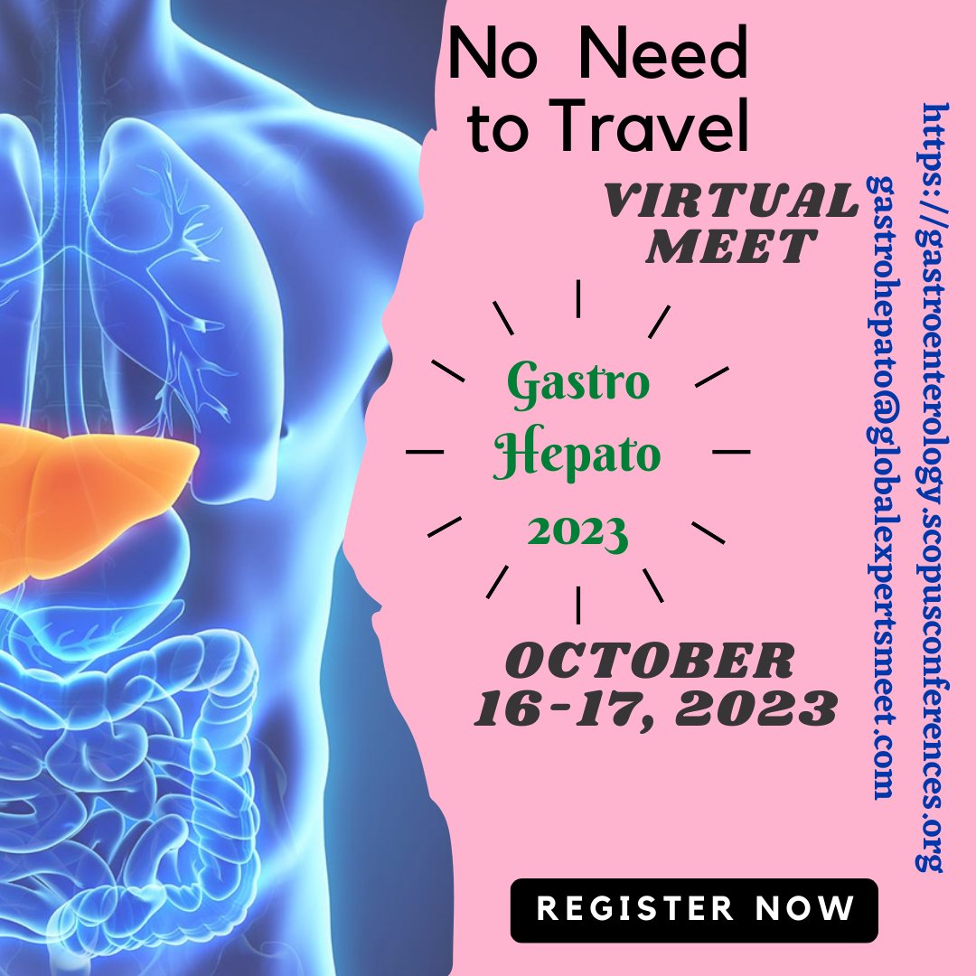 Naresh (@nareshbabu55) on Twitter photo gastroenterology.scopusconferences.org gastroenterology.scopusconferences.org/registration gastroenterology.scopusconferences.org/call-for-abstr… your #presence at this #gastrohepato 2023 conference would be #invaluable October 16-17, 2023 #webinar #gastroenterology #pediatricgastroenterology #neurogastroenterology <a href="/AmerGastroAssn/">American Gastroenterological Association (AGA)</a> <a href="/MayoClinicGIHep/">Mayo Clinic Gastroenterology & Hepatology</a> gastroenterology.scopusconferences.org gastroenterology.scopusconferences.org/registration gastroenterology.scopusconferences.org/call-for-abstr… your #presence at this #gastrohepato 2023 conference would be #invaluable October 16-17, 2023 #webinar #gastroenterology #pediatricgastroenterology #neurogastroenterology <a href="/AmerGastroAssn/">American Gastroenterological Association (AGA)</a> <a href="/MayoClinicGIHep/">Mayo Clinic Gastroenterology & Hepatology</a>