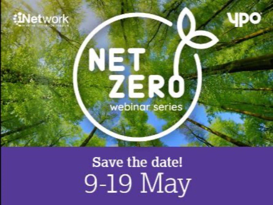 Are you working on Net Zero Targets? Are you facing challenges on navigating Net Zero? 

If so, join us from next week when we begin our Net Zero Series with <a href="/ypoprocurement/">YPO Procurement</a> - join daily webinars that will share how to promote sustainable growth &amp; more >>i-network.org.uk/net-zero-week-…