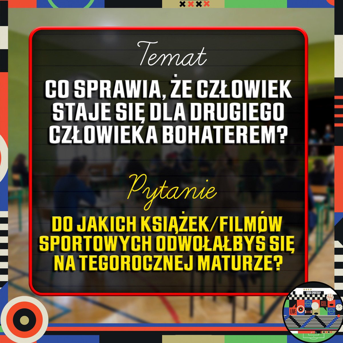 Co Sprawia że Człowiek Staje Się Dla Drugiego Człowieka Bohaterem Kanał Sportowy on Twitter: "Matura 2023 ️ Do jakiś utworów sportowych
