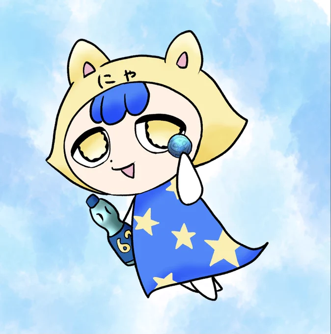 にゃことラムネ #となりになこ #となりににゃこ #おとなりさん #ラムネの日