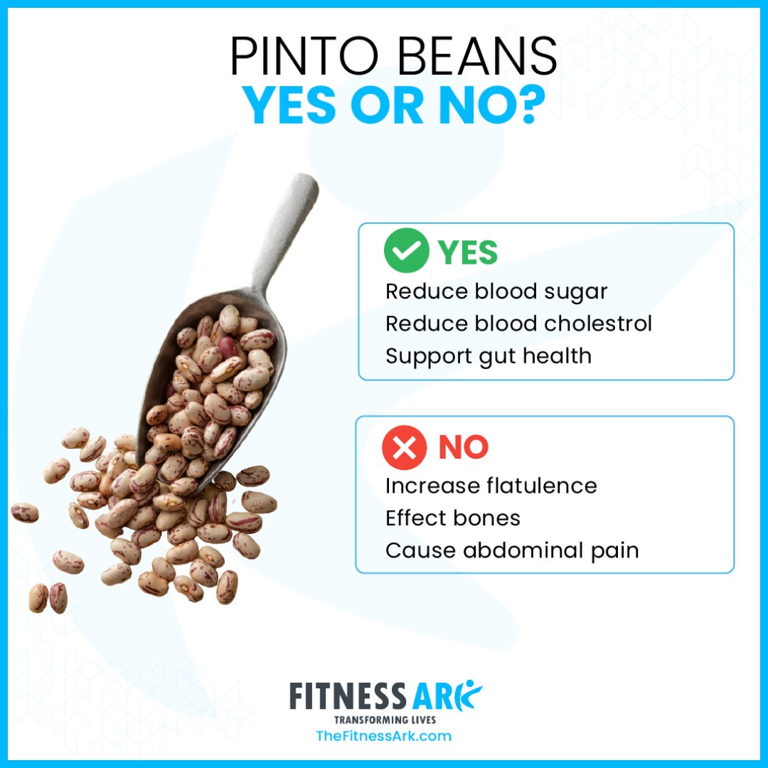 Let's explore the pros and cons of pinto beans together.

#TheFitnessArk
#PintoBeans
#HealthyEating
#PlantBasedPower
#PlantBased
#VeganLife
#PlantPowered
#EatYourGreens
#EatPlants
#VeganFoodShare
#Vegetarian
#GreenEating
#CleanEating