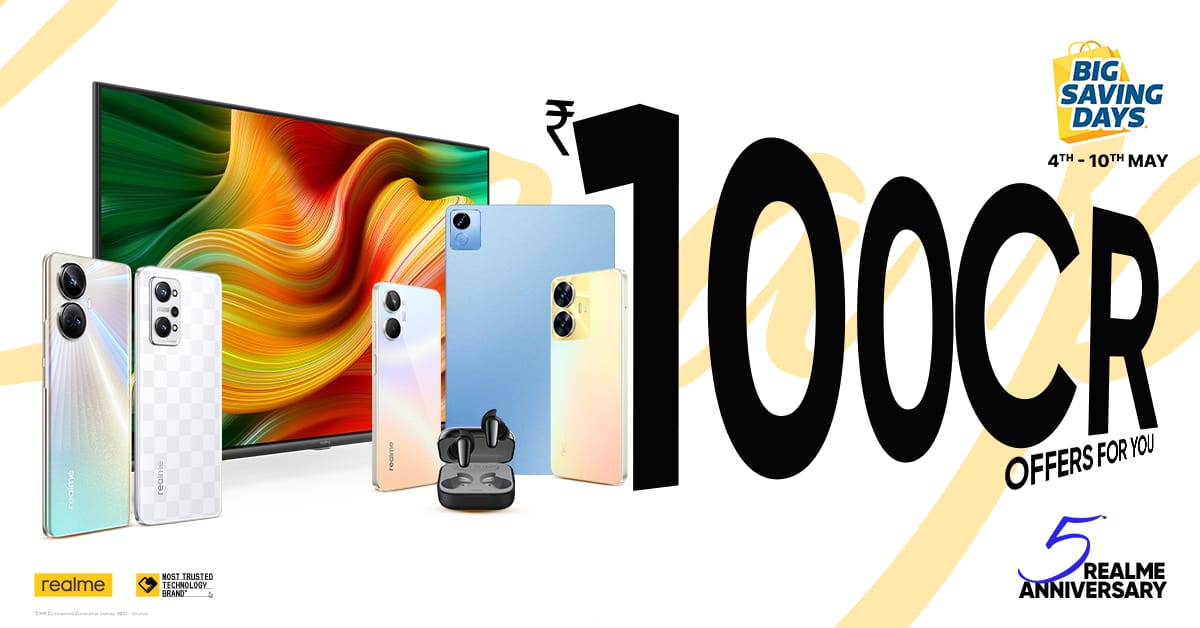 imitalithakur's tweet photo. Hurry up! Limited time offer on realme products at #realmeAnniversarySale on @Flipkart https://t.co/jJyNWT41lK