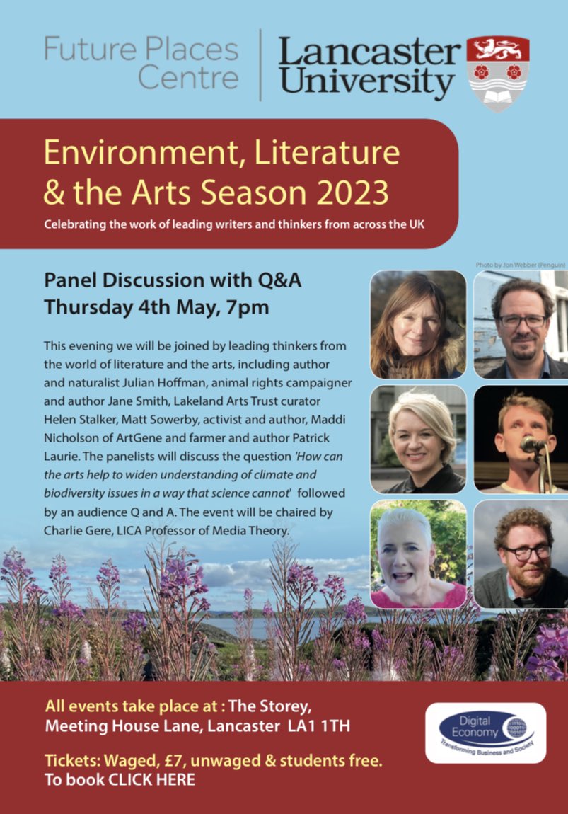 Matt Sowerby (@sourbee_matt) on Twitter photo Speaking on this panel about #Art and #Environment in Lancaster tonight! Should be a really fascinating conversation. Thanks to <a href="/LancasterUni/">Lancaster University</a> and <a href="/karenlloydwrite/">Karen Lloyd</a> for organising it! Speaking on this panel about #Art and #Environment in Lancaster tonight! Should be a really fascinating conversation. Thanks to <a href="/LancasterUni/">Lancaster University</a> and <a href="/karenlloydwrite/">Karen Lloyd</a> for organising it!