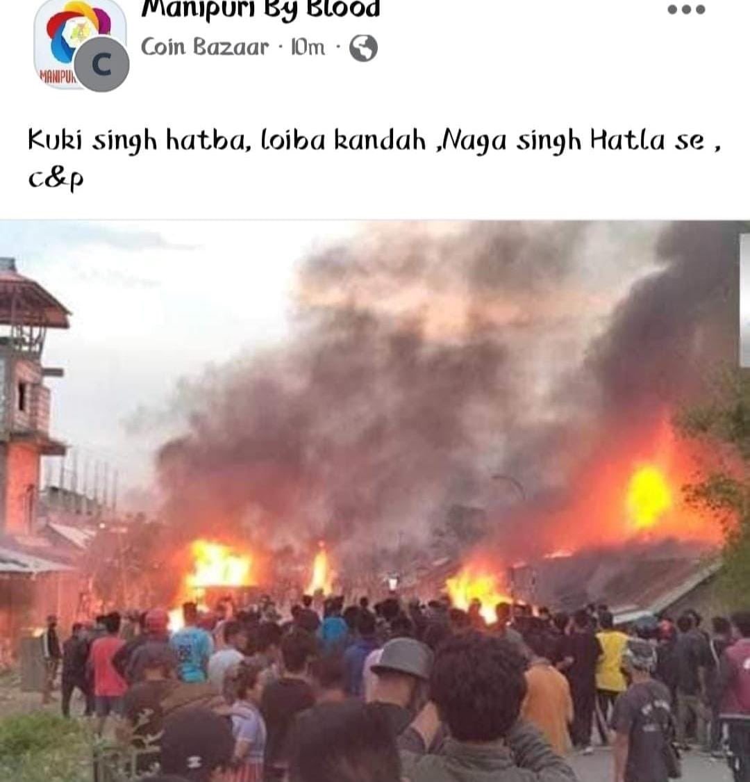 being_chikim's tweet photo. Meitei People are publicly threatening the tribals in Manipur (After killing Kuki people, we will kill Naga People) @NBirenSingh @narendramodi @AmitShah @ravishndtv @BBCBreaking @ndtv @NELiveTV @ZoramthangaCM @Nagaland_Post https://t.co/oTiEjGHKiF