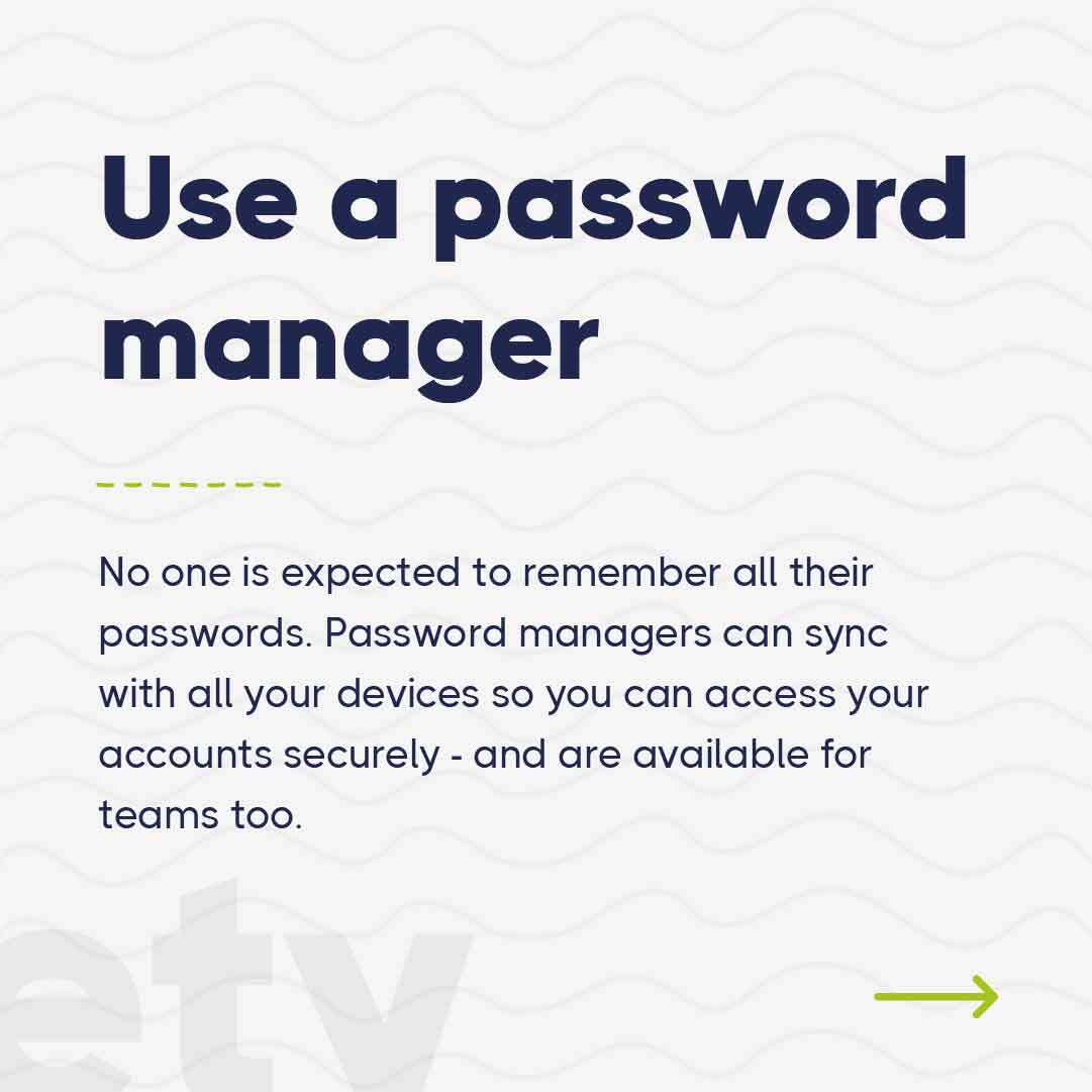 Brands have this hard…

Accounts that need to be kept secure whilst also being accessible to your team can be a nightmare - and sometimes fatigue can set in, and bad password choices can be made...

So, how can you stay secure?

#BrandSecurity #Teamwork #WorldPasswordDay