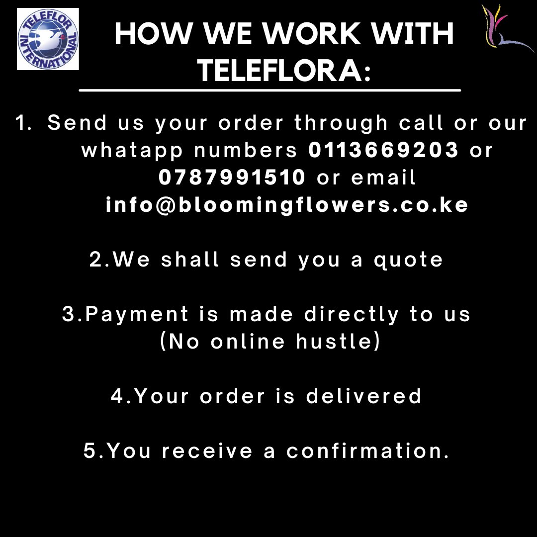 BflowersKE's tweet photo. Celebrate #MothersDay with us.
Send love across borders with #bouquets &amp; #gifts, delivered straight to mom's doorstep - wherever she is in the world! 🌍
Call or Whatsapp us on :
☎️0113669203
☎️0787991550
📍 Bishop Magua center 
📍 Lavington business hub 
https://t.co/t1UFOFVVIc https://t.co/iJt52dsq65