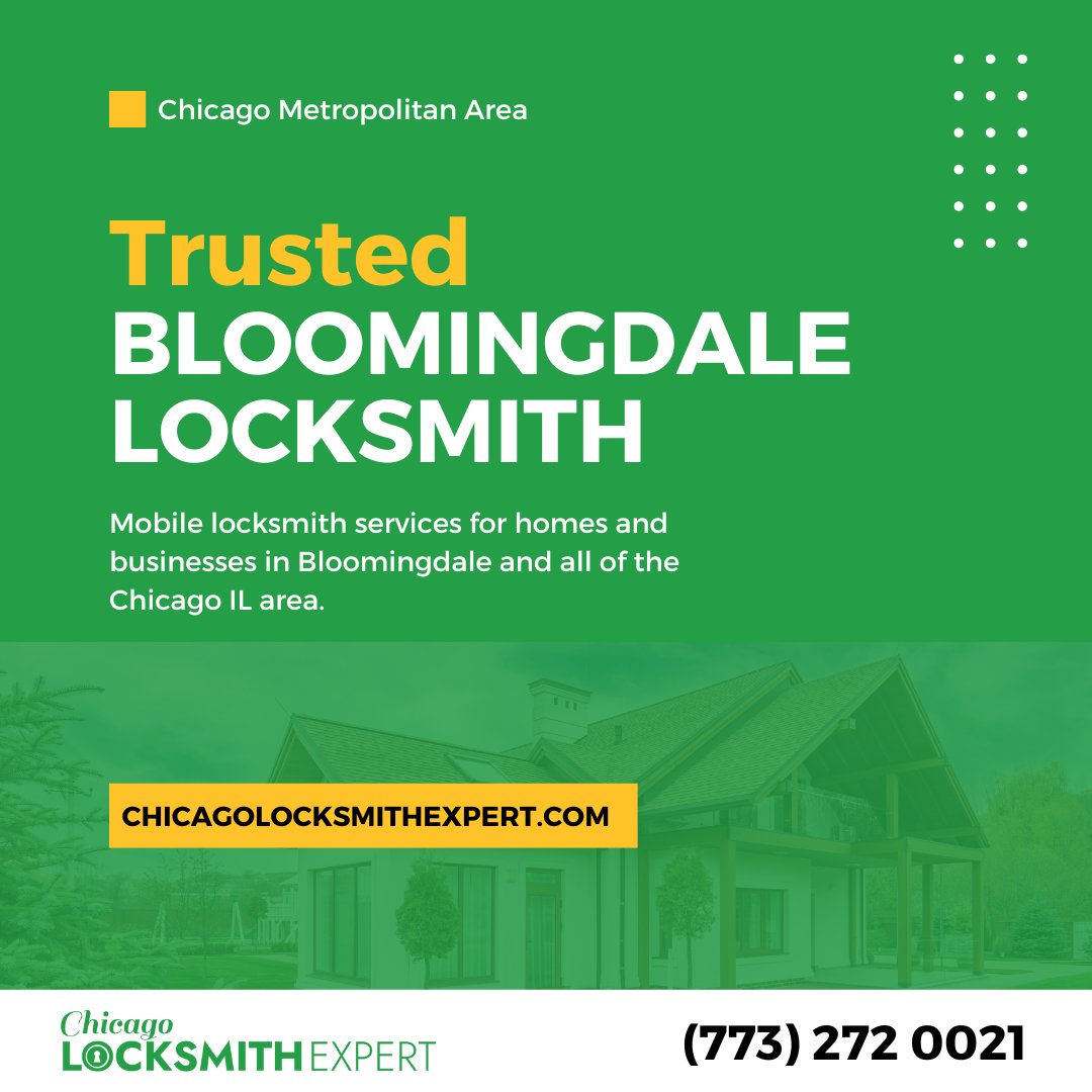 Bloomingdale locksmith services by Chicago Locksmith Expert. Call @ (773) 272-0021

chicagolocksmithexpert.com/bloomingdale-l…

#chicago #bloomingdale #bloomingdaleil #illinois #locksmith #locksmithservices #chicagolocksmith #locksmithnearme