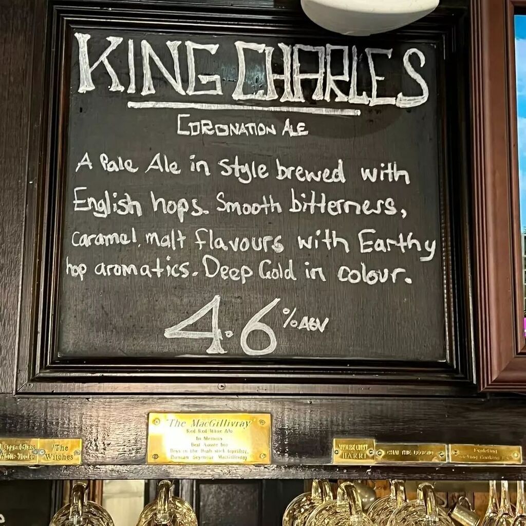We're raising a glass to the King this weekend! 👑🍺 

🇬🇧 A special 'King Charles"  Coronation Ale (an English summer Ale) will be on pour.

🇬🇧 Serving our Coronation Menu (until sold out);

Bar Menu
Fava bean, spinach and cheddar quiche, Mixed leaves.… instagr.am/p/Cr0POc9POdM/