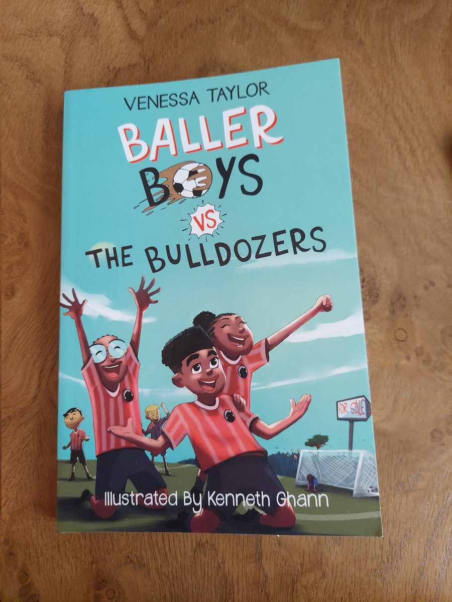 HAPPY PUBLICATION DAY to Venessa Taylor and Kenneth Ghann! Baller Boys vs The Bulldozers is OUT NOW!!! Footie fans are going to LOVE this book! And we can't wait for everyone to get their hands on a copy ⚽️