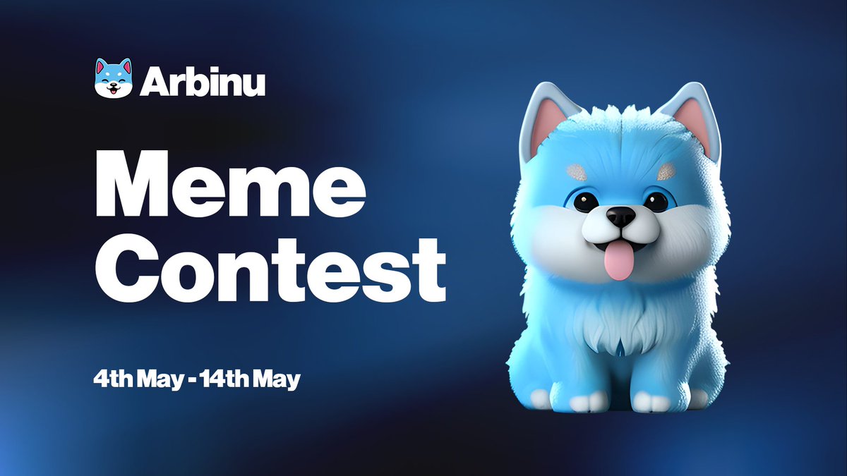 ArbinuCoin's tweet photo. 🚨#MEME CONTEST🚨

Create and share the funniest, most damning “Arbinu” memes.

🥇1st:   150000 $ARBINU
🥈2nd: 100000 $ARBINU
🥉3rd:  50000 $ARBINU

How to participate:
1⃣ Like, RT & Tag 3 buddies
2⃣ Create original high quality memes
3⃣ Share memes here in the comments using #ARBINU hashtag

Winners announced in 10 days!
