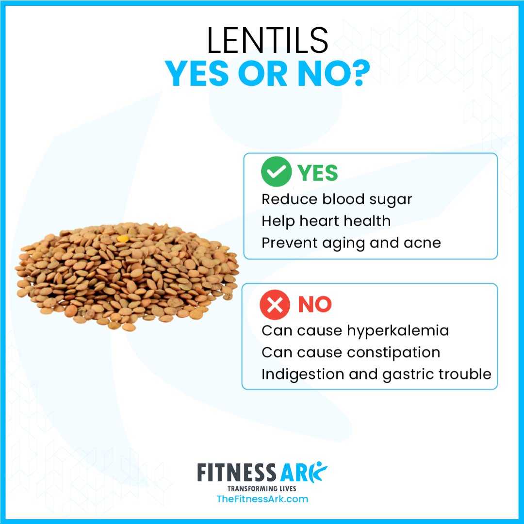 Let's dive into the benefits and harms of #lentils. 🌱#HealthyEating #PlantBasedPower

#TheFitnessArk
#PlantBased
#VeganLife
#PlantPowered
#EatYourGreens
#EatPlants
#VeganFoodShare
#Vegetarian
#GreenEating
#CleanEating