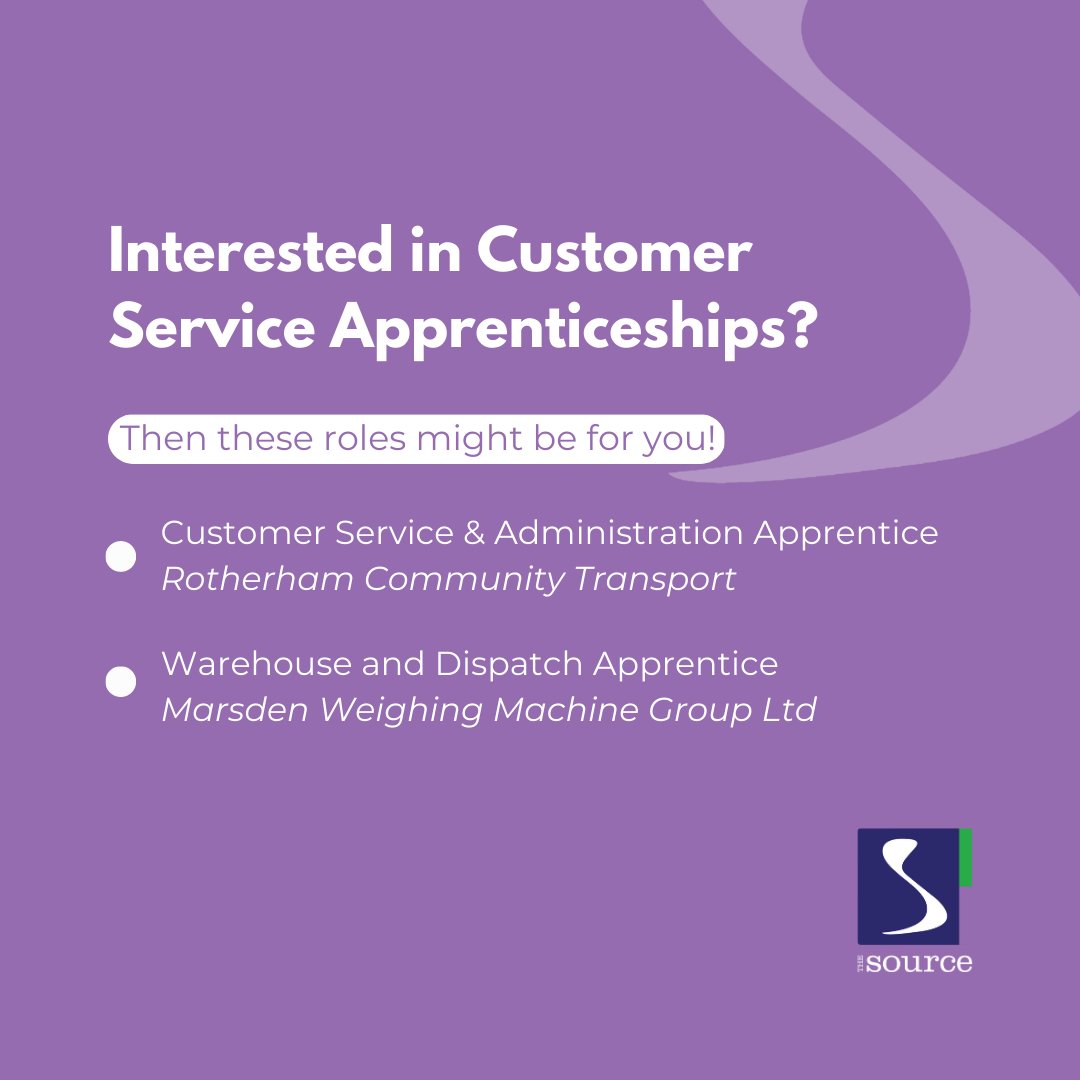 The Source Academy (@thesourceacad) on Twitter photo Looking to start your career in Customer Service?
See your opportunities with <a href="/thesourceacad/">The Source Academy</a> π
thesourceacademy.co.uk/vacancies Looking to start your career in Customer Service?
See your opportunities with <a href="/thesourceacad/">The Source Academy</a> π
thesourceacademy.co.uk/vacancies