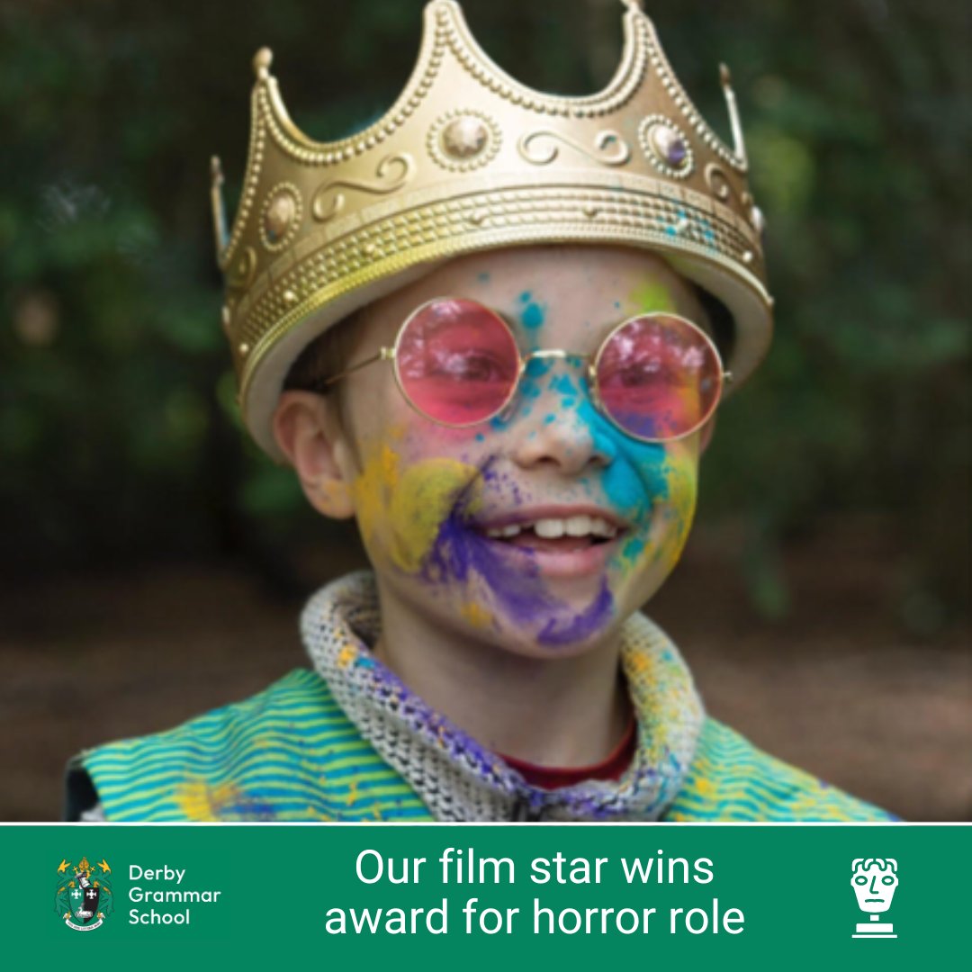 DerbyGrammar's tweet photo. We think of Tom as being one of one of the lads in School who is always smiling and happy to help. 

It was obvious he was a talented when he played King Rat at Christmas and now this...
https://t.co/S9es7s4AKM #whereyoubelong #DerbySuccess https://t.co/3h0TBkximy