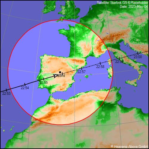🇪🇸🛰️ ¡ESPAÑA OJOS AL CIELO HAY TREN STARLINK! 👀

Hoy a las 22:52 - 22:56 hora local habrá un espectacular paso de satélites Starlink de SpaceX formando un tren de luces en el cielo.
Pueden parecer OVNIS pero son satélites artificiales lanzados HOY por SpaceX.

¡COMPARTE!🔁❤️