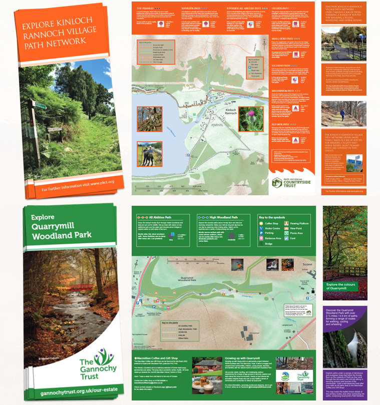 PKCTrust's tweet photo. We've got 2️⃣ NEW leaflets out now! 🗺🏞
Walk, cycle, wheel or ride through Kinloch Rannoch — or stroll by the Annaty Burn on the outskirts of Perth at Quarrymill. 🌳
Download ➡ https://t.co/dV0qojwhM5
#paths #countryside #localpaths #pathnetwork #kinlochrannoch #perth #scone https://t.co/RNCaqiYj71