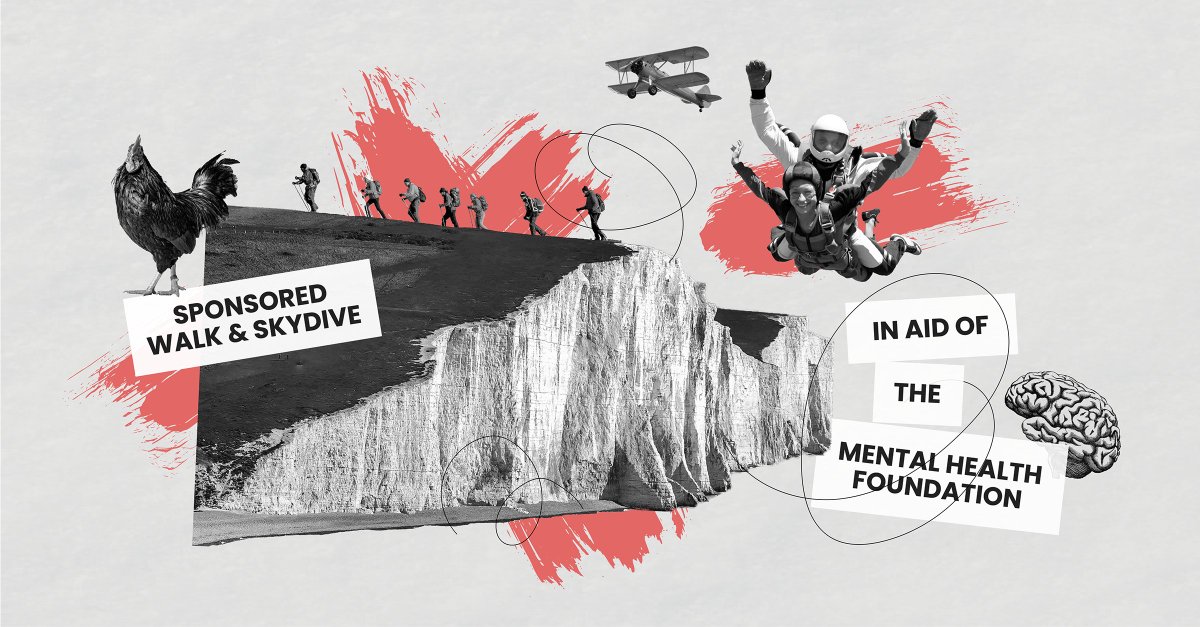 This May we’re raising money for Mental Health Awareness Week with a team walk and skydive! Donate via the link below – every penny makes the prospect of jumping out of a plane a bit less scary!

bit.ly/3oKFdpl

#MentalHealthAwarenessWeek #ToHelpMyAnxiety #b2bmarketing