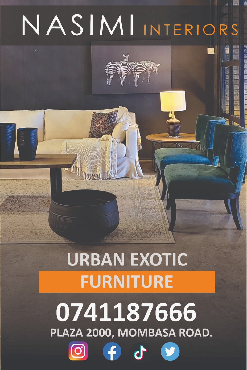 Nasimiinteriors's tweet photo. Nasimi Interiors Furniture Showrooms, we offer range of Sofas, Beds, Dining tables, Carpets and Accessories || Please follow us on Facebook and Instagram for more unique furniture, we are Located along Mombasa Rd opp Sameer business park || WhatsApp 0741187666 || #Nasimiinteriors https://t.co/YpOqafkC7U
