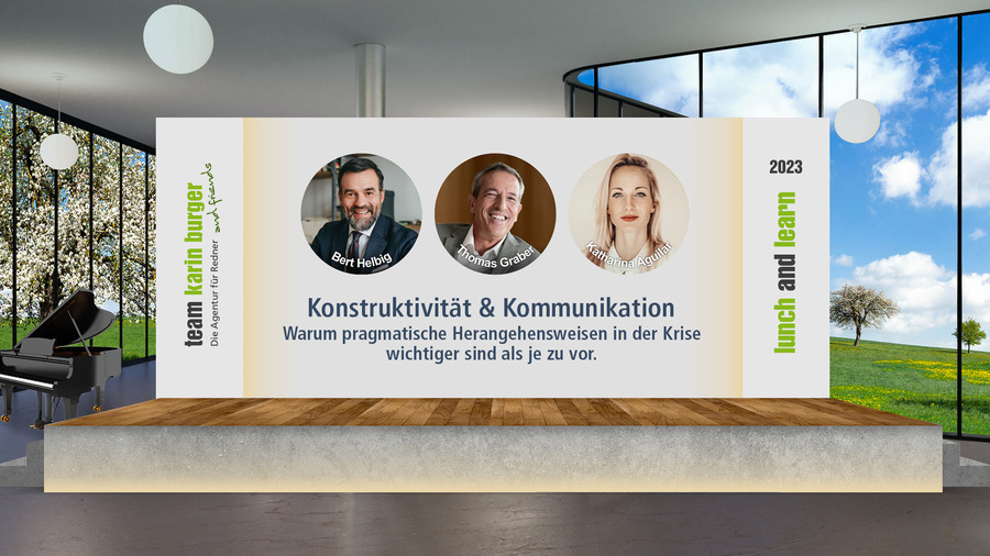 Wir sind live 👍 : agentur-fuer-redner.com/lunchandlearn/
 #livestreaming #teamkarinburger