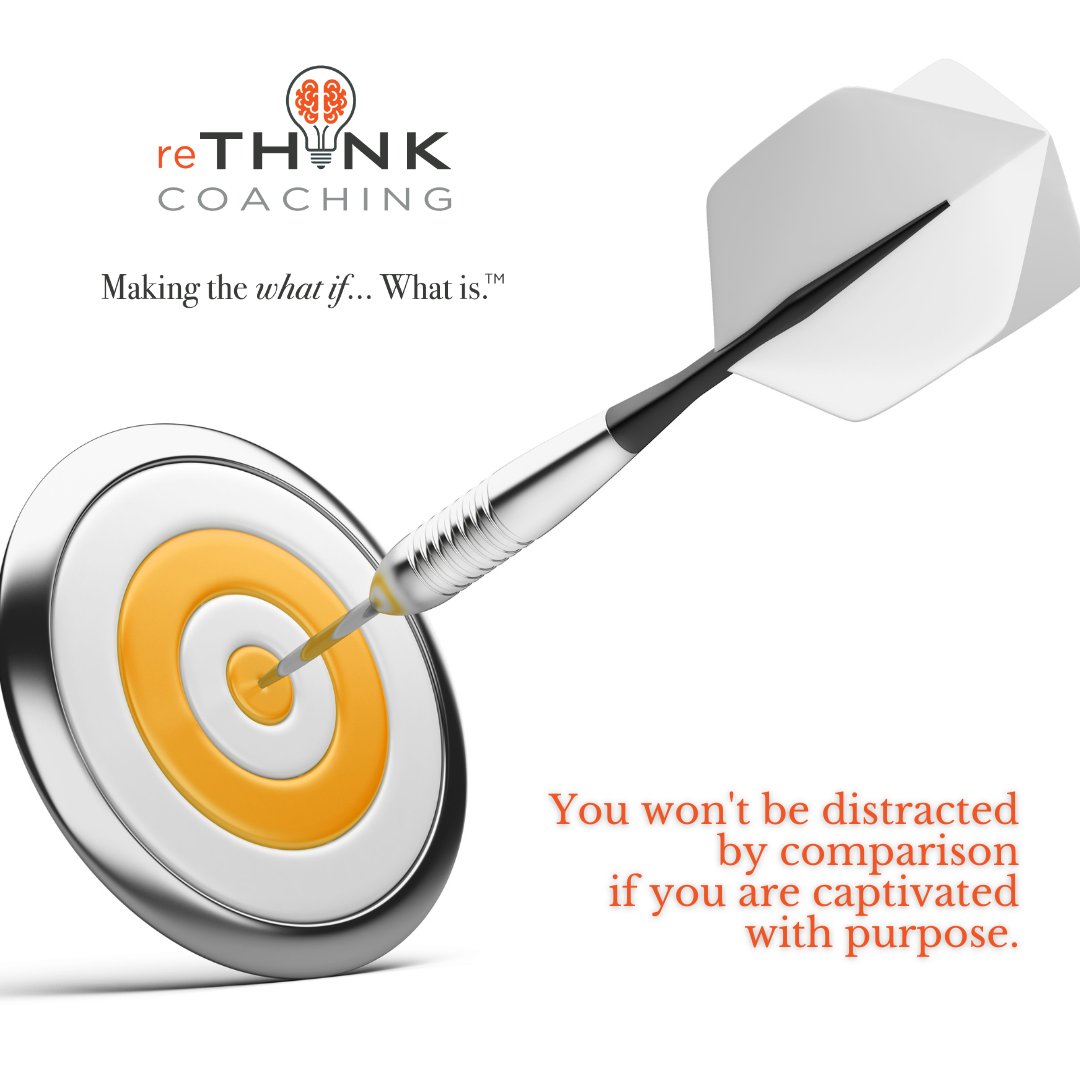 reTHINKCoach's tweet photo. If you don't know your purpose, you'll be susceptible to comparison and a negative mindset. Know your unique purpose, stay in your lane, and serve others well!

Schedule a strategy call with our mindset coaches at the link in our bio!

#reTHINKCoachingLLC #MakingTheWhatIfWhatIs https://t.co/TFk44or6EO