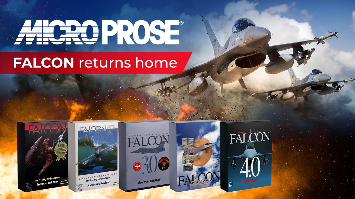 micro_prose's tweet image. Falcon has officially returned to our line-up and we are commited to fully supporting #falconbms too!
We can't wait to share more with you soon!
Learn more: steamcommunity.com/groups/micropr…
#falcon #acm #viper #f16 #falcon4 #flightsim #flightsimulation