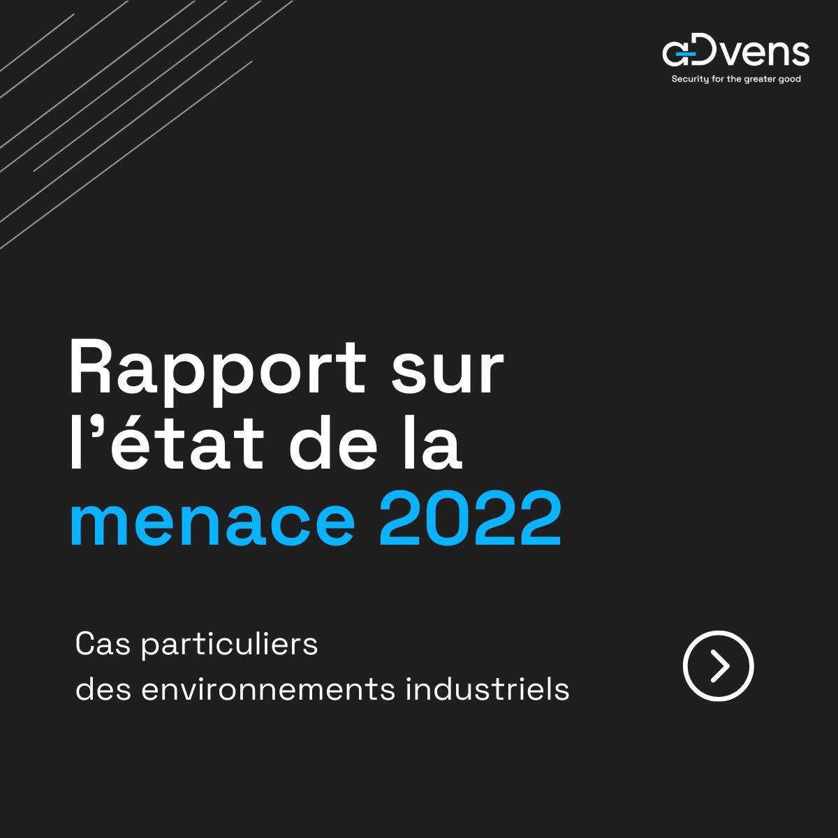 advens's tweet photo. 600. 

C’est le nombre de jours d’audits en environnement #industriel réalisés par nos équipes en 2022. Ci-dessous, 3 actions pour limiter le risque d’#intrusion sur les environnements industriels. 

Téléchargez le rapport complet sur la #menace  → https://t.co/4zXku7rpVY 
#CERT https://t.co/FNDT1JMZj6
